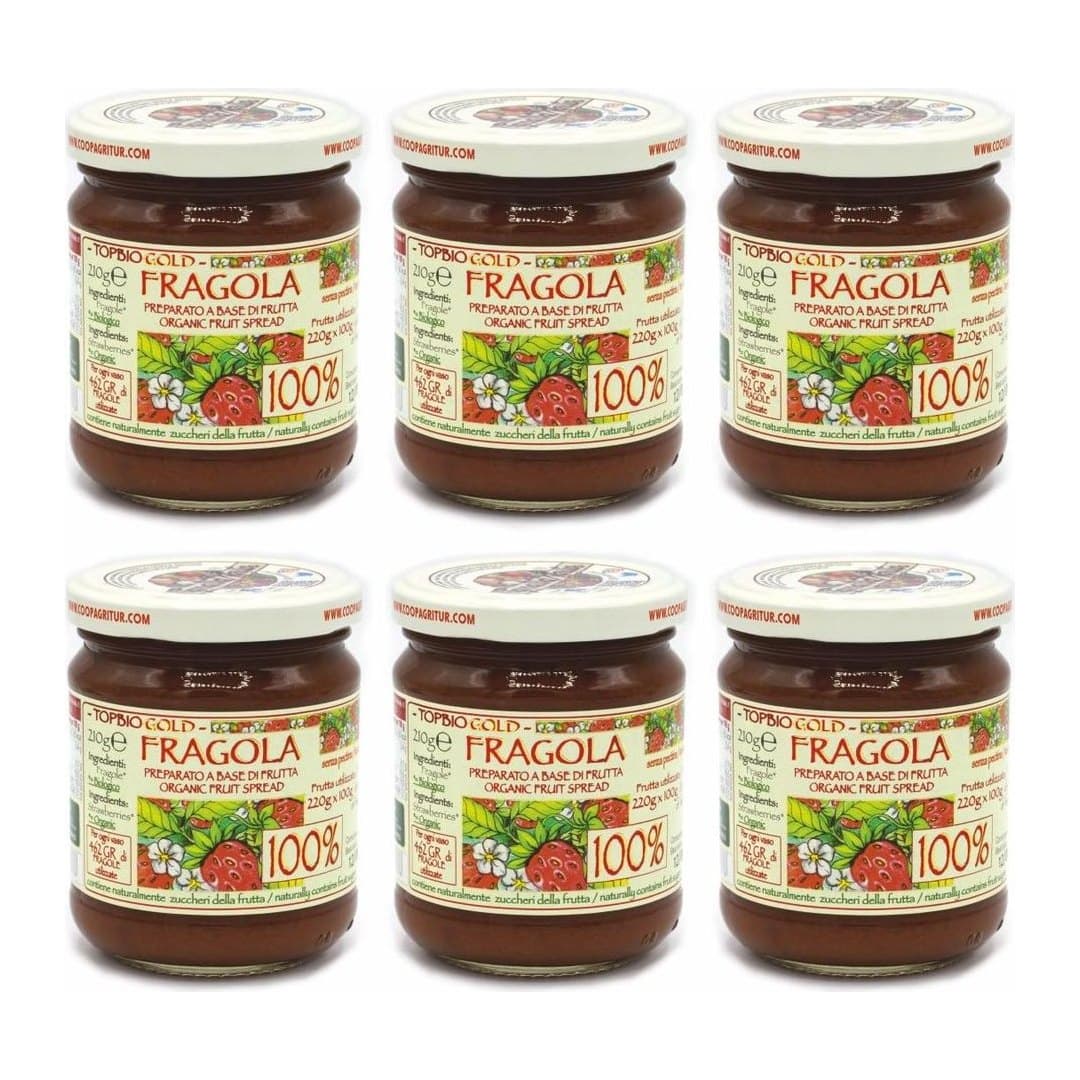 Composta di Fragola 100% Biologica 6x210g