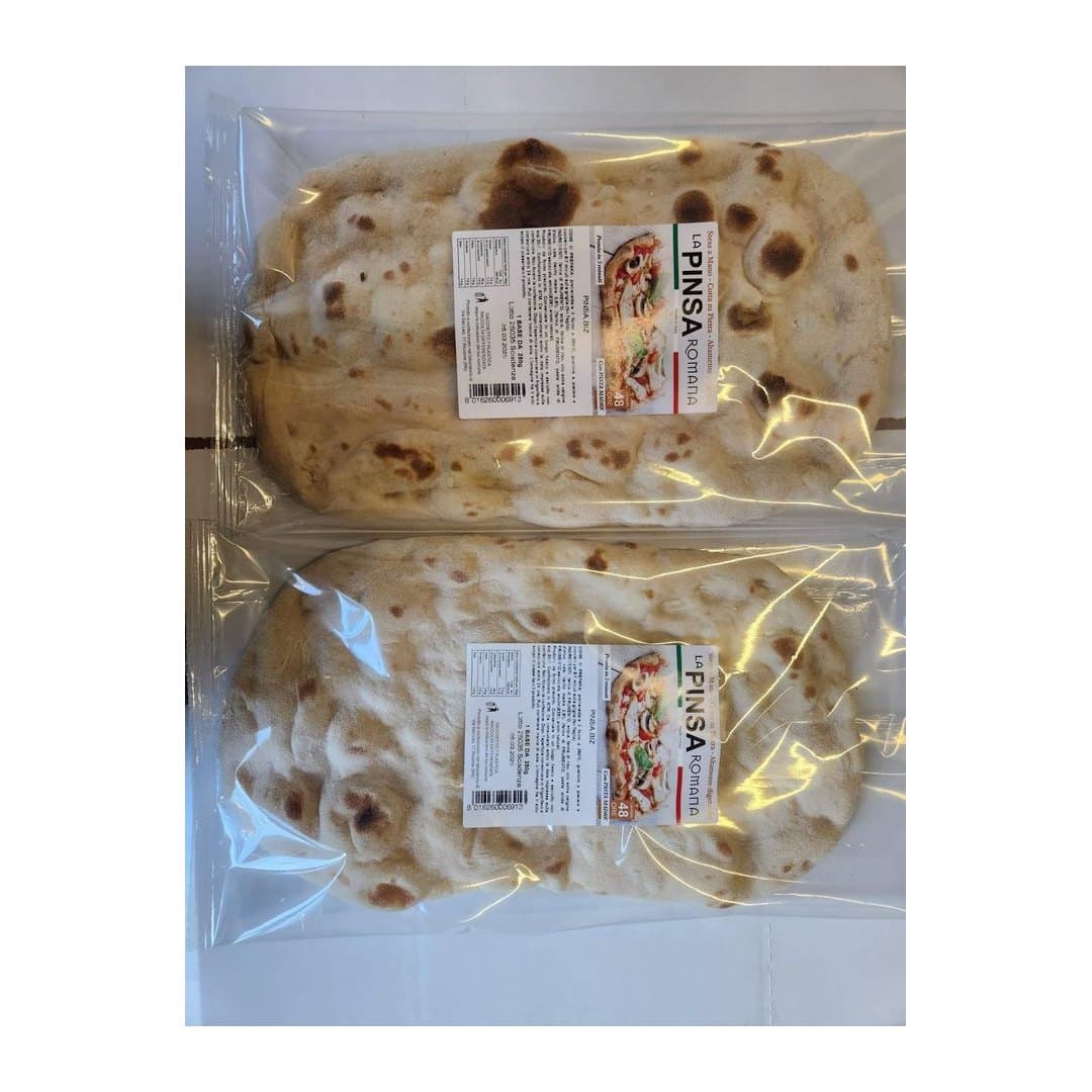 Pinsa Romana Artigianale Precotta 250 g, Pack 12 Basi, vista 4