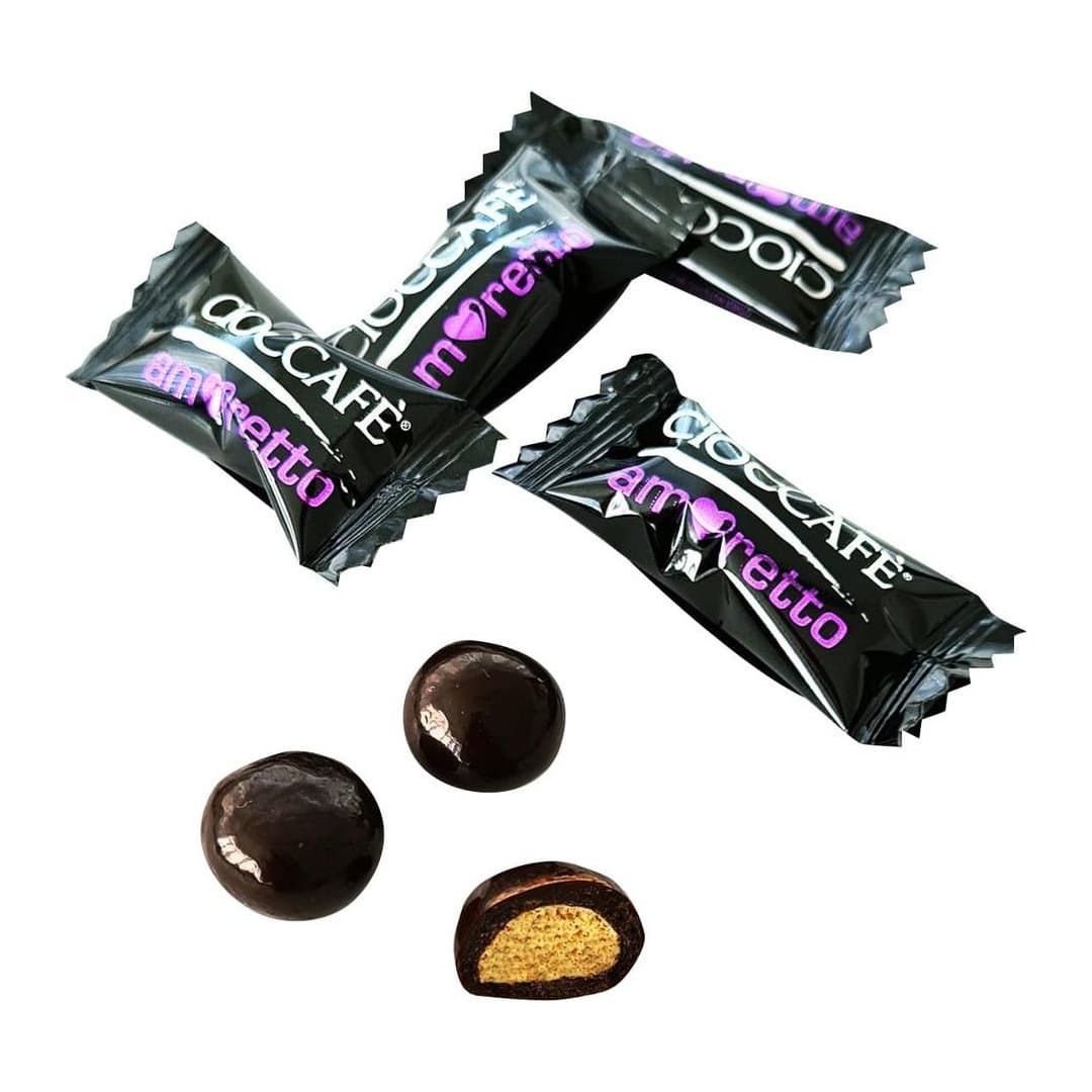 Amaretti Morbidi Ricoperti di Cioccolato Fondente 500 g