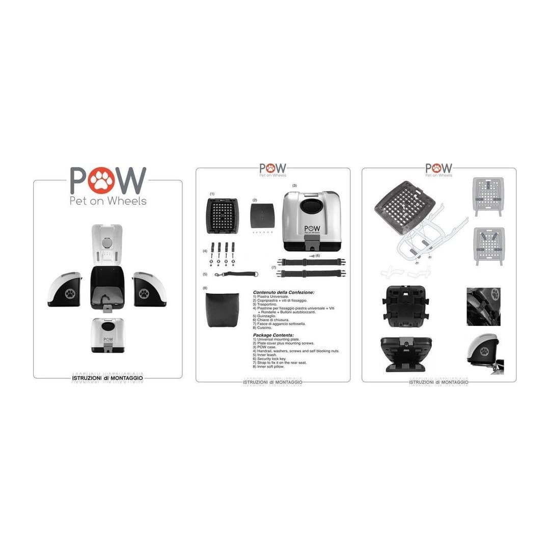 Trasportino POW Rigido per Cani e Gatti 37x42x42 cm, vista 3