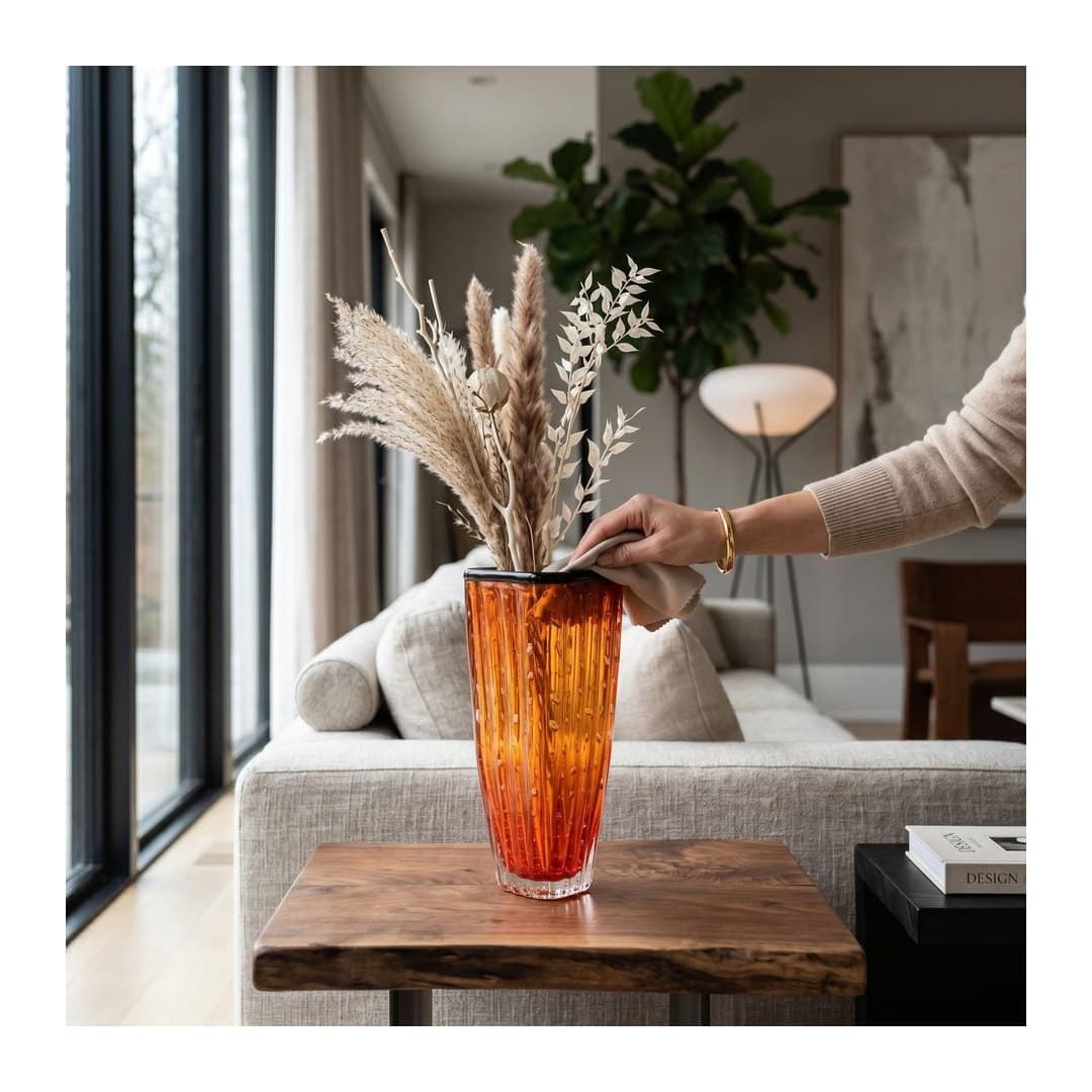Vaso in Vetro di Murano Originale 30 cm, vista 8