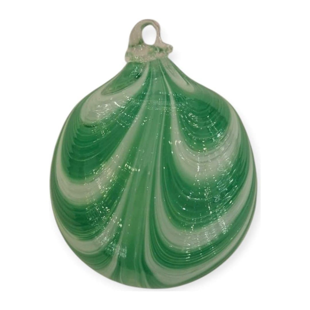 Palla di Natale in Vetro di Murano Originale 10x12 cm