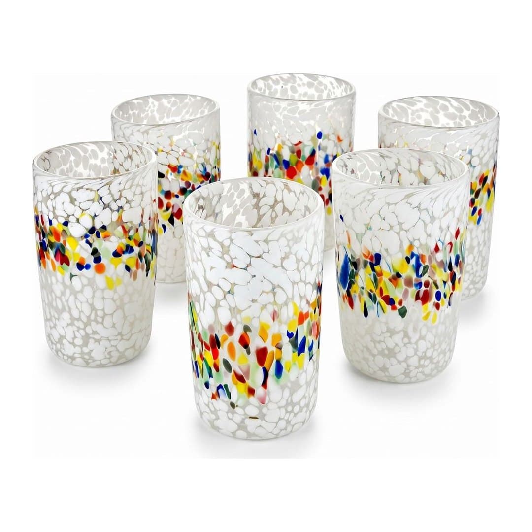 Set 6 Gotti Bicchieri Acqua 250 ml Vetro di Murano, vista 2