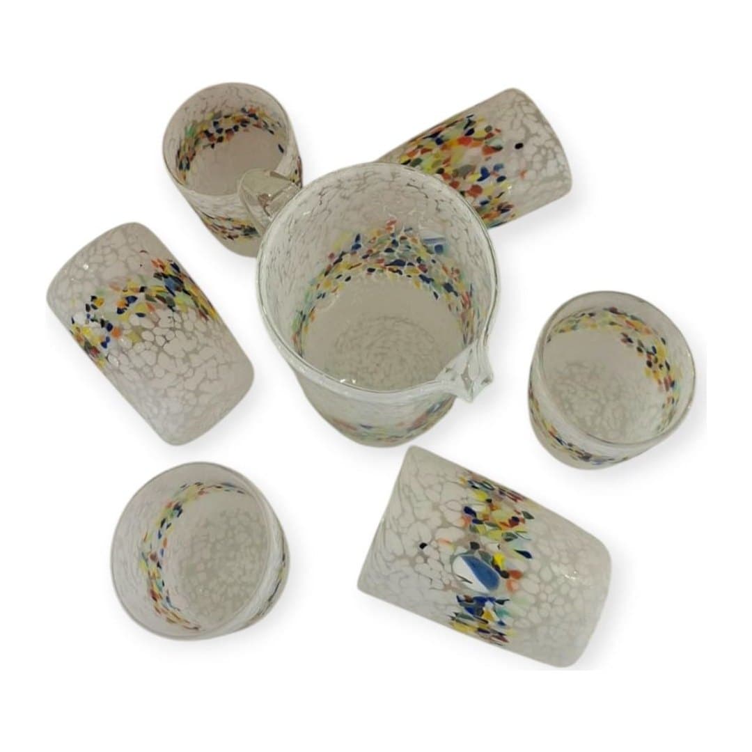 Set 6 Gotti Bicchieri Acqua 250 ml Vetro di Murano, vista 6