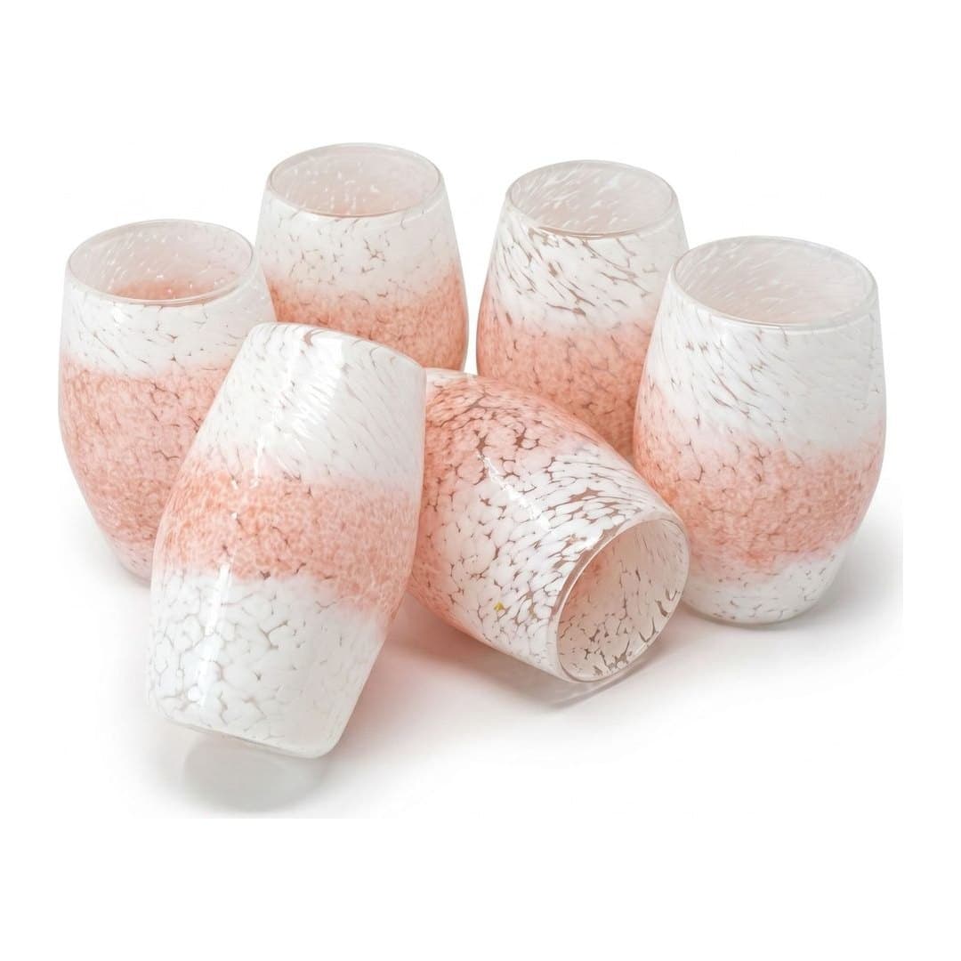 Set 6 Goti Bicchieri Acqua 300 ml Vetro di Murano, vista 6