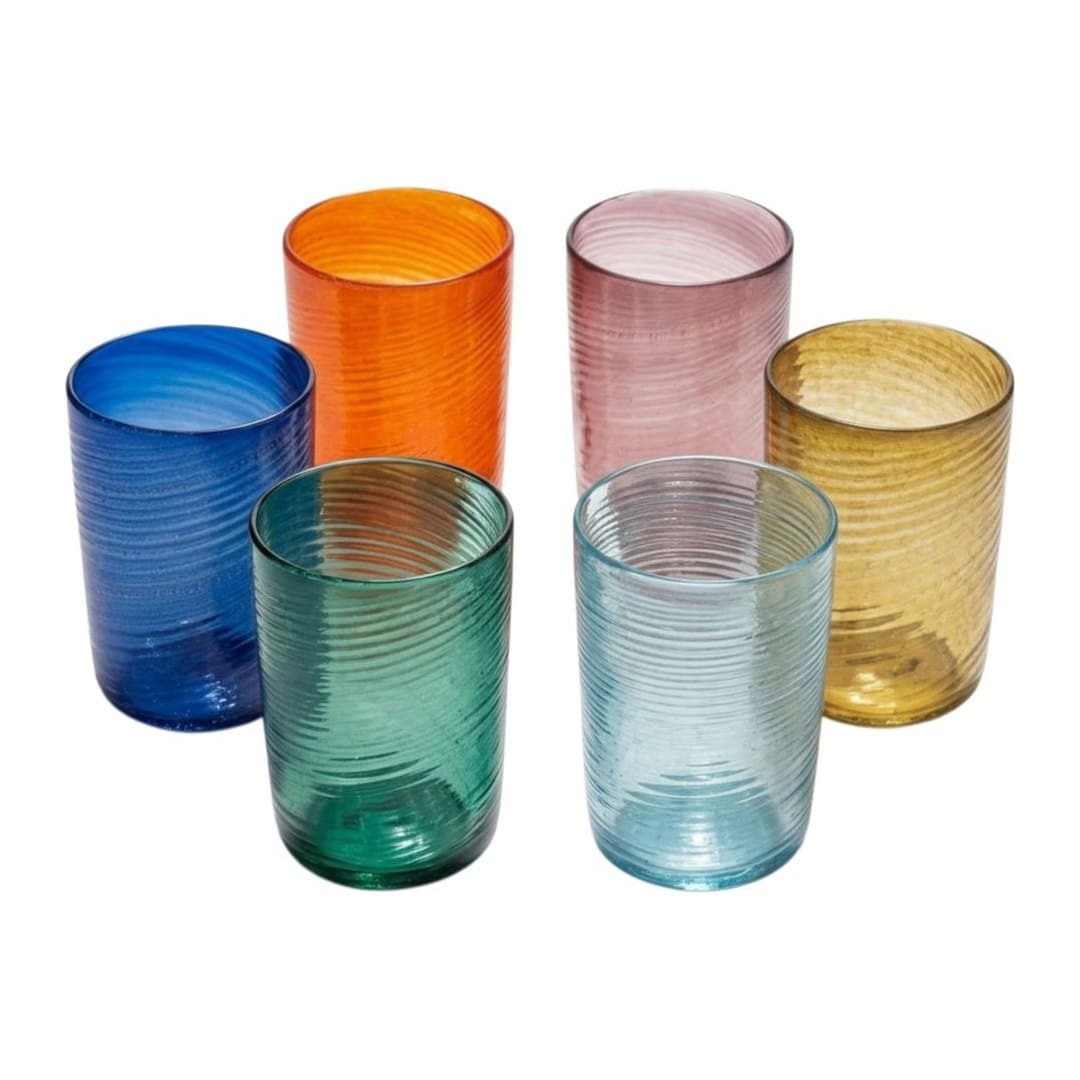 Vetro di Murano Originale Set 6 Bicchieri Tumbler, vista 5