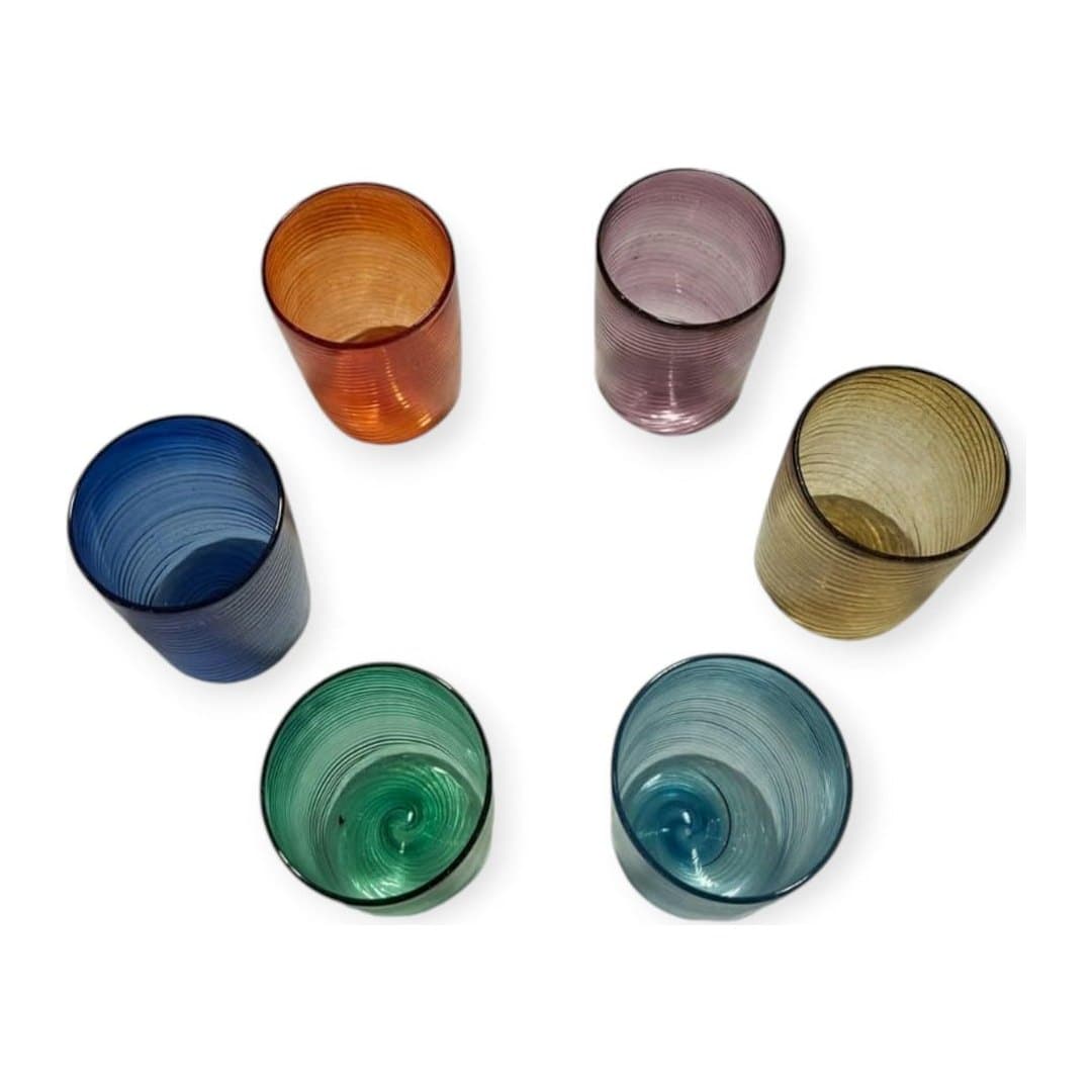Vetro di Murano Originale Set 6 Bicchieri Tumbler, vista 7