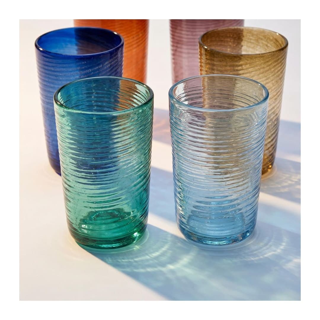 Vetro di Murano Originale Set 6 Bicchieri Tumbler, vista 8