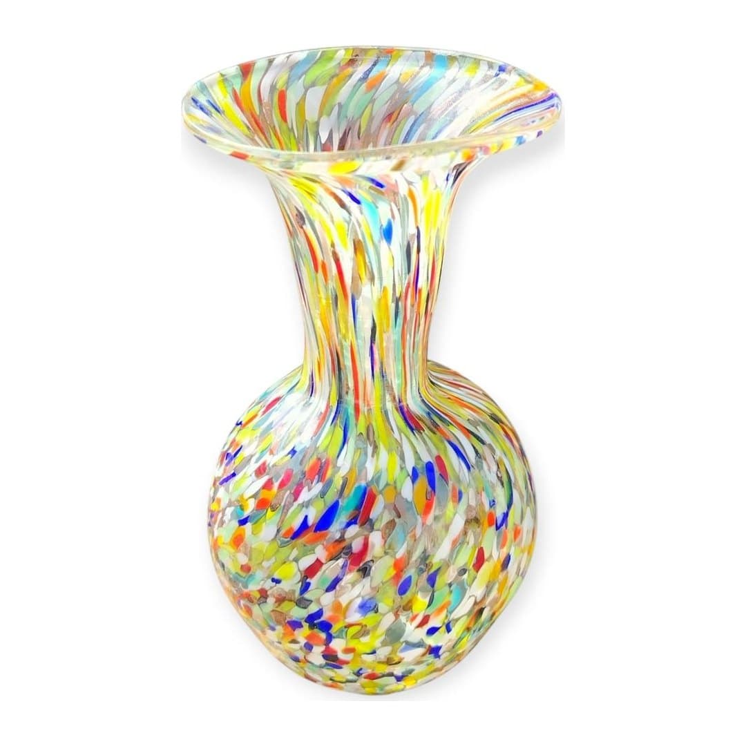 Vaso in Vetro di Murano Originale H 17 cm