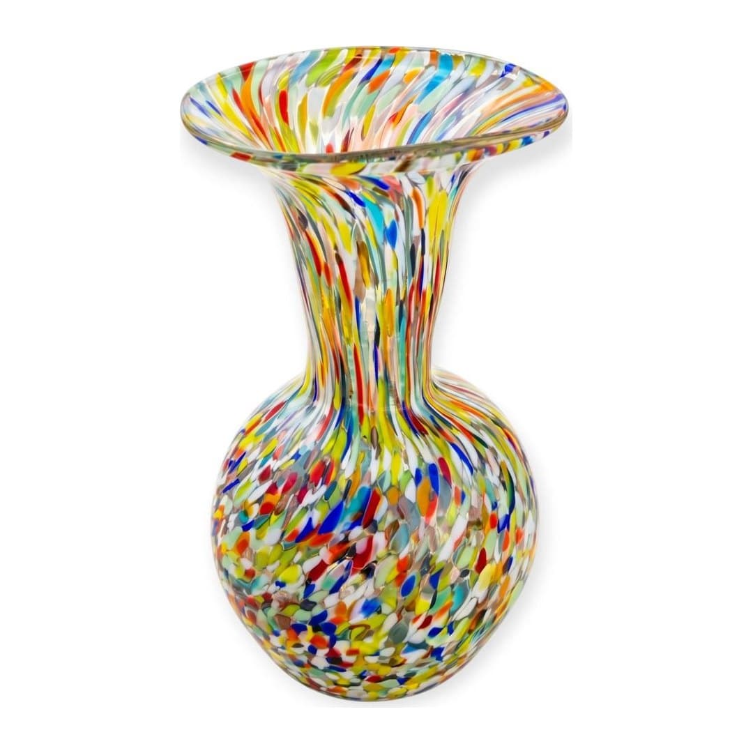 Vaso in Vetro di Murano Originale H 17 cm, vista 2