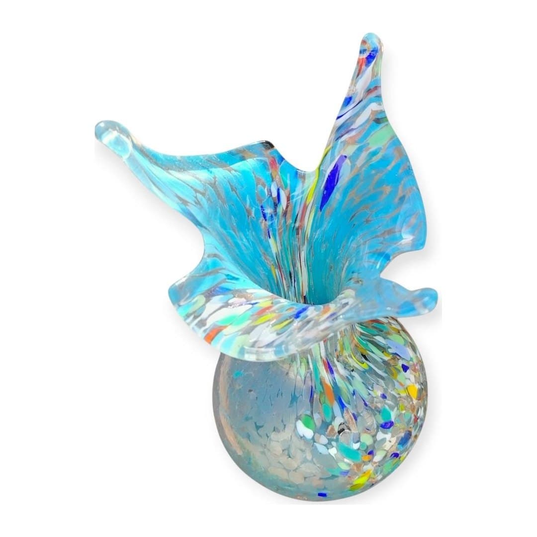 Vaso in Vetro di Murano Originale H 20 cm, vista 3