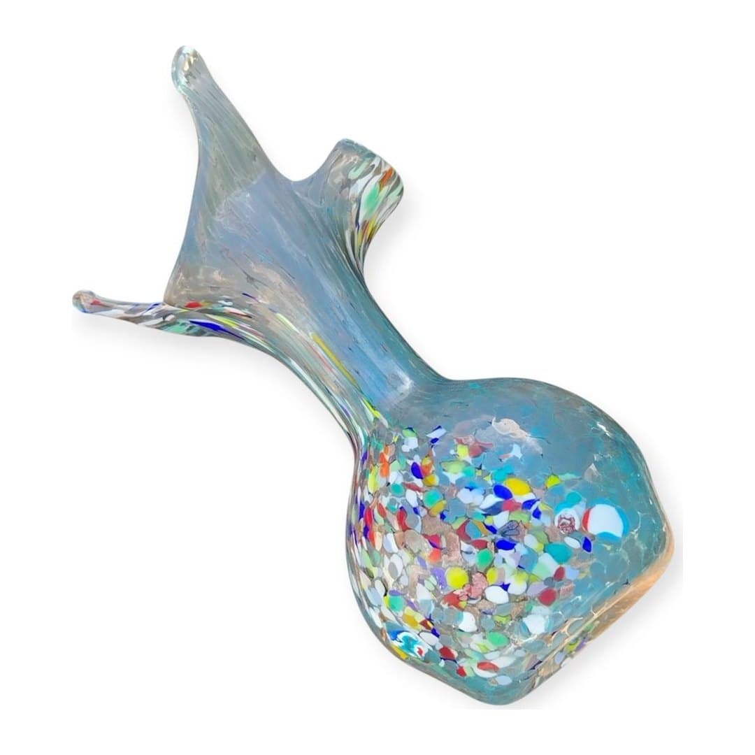 Vaso in Vetro di Murano Originale H 20 cm, vista 6