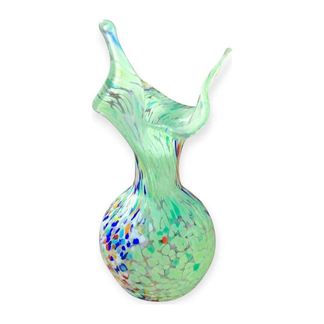 Vaso in Vetro di Murano Originale H 20 cm, vista 2