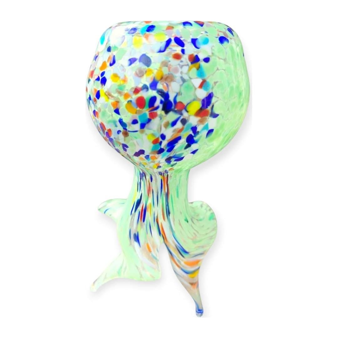 Vaso in Vetro di Murano Originale H 20 cm, vista 5