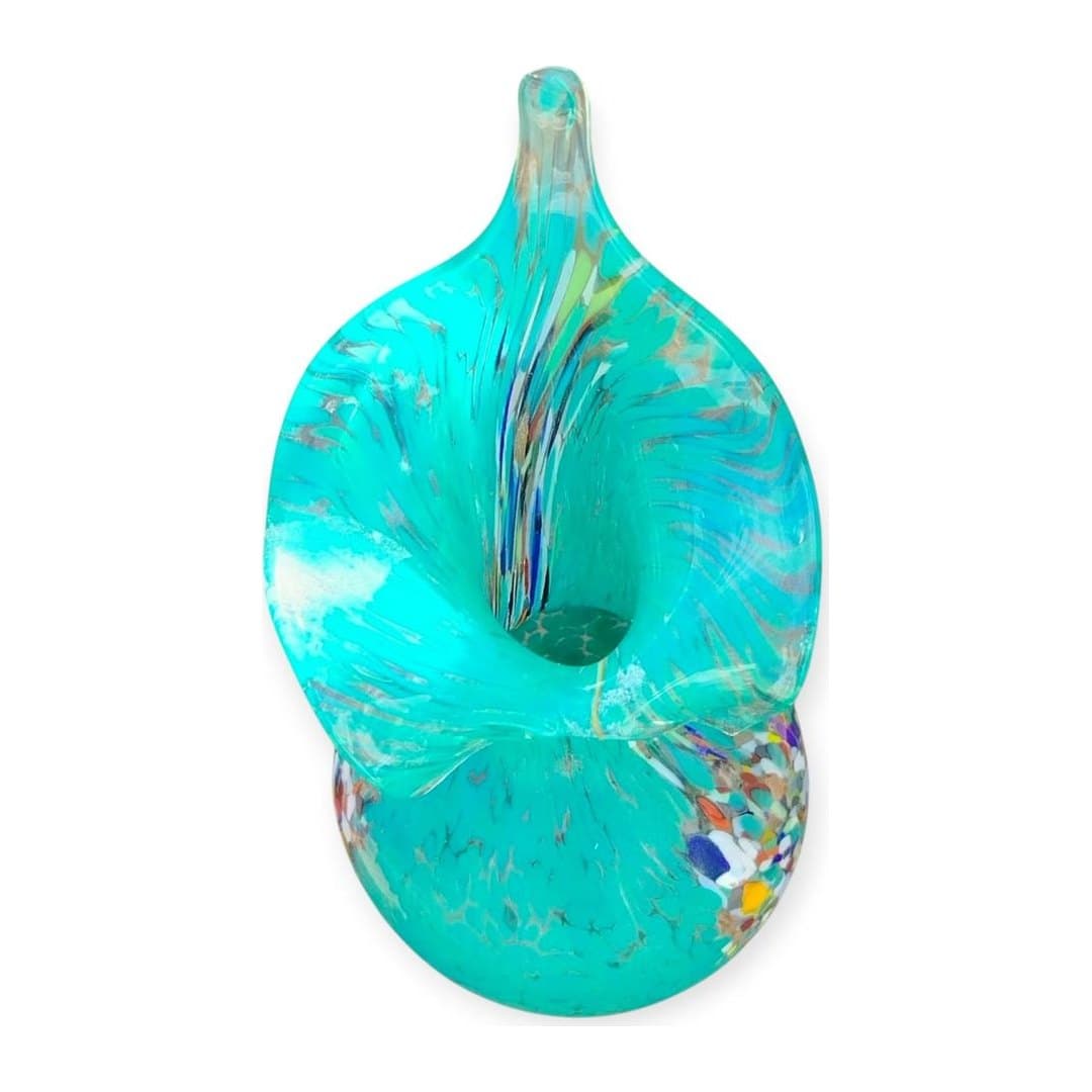 Vaso in Vetro di Murano Originale H 20 cm, vista 5
