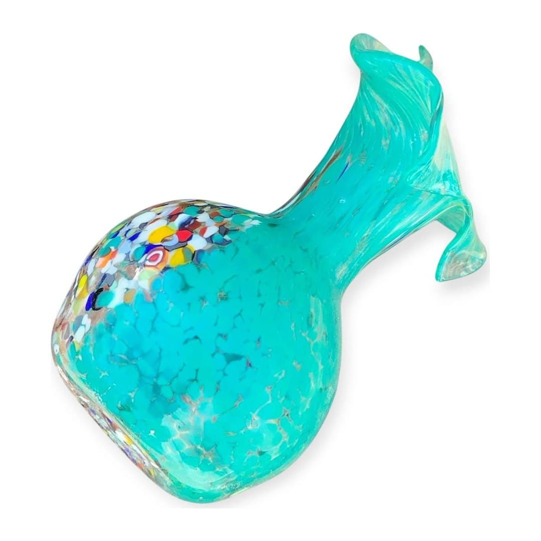 Vaso in Vetro di Murano Originale H 20 cm, vista 6