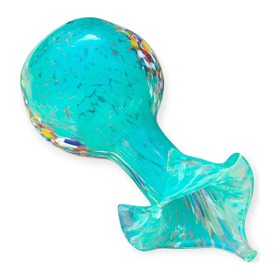 Vaso in Vetro di Murano Originale H 20 cm, vista 7
