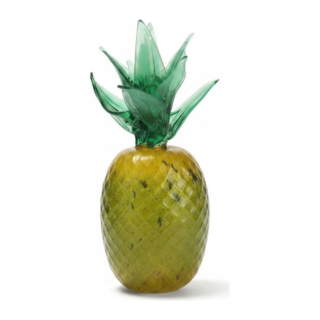 Scultura Ananas in Vetro di Murano Certificato 28 cm