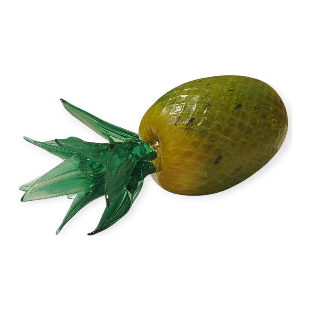 Scultura Ananas in Vetro di Murano Certificato 28 cm, vista 3
