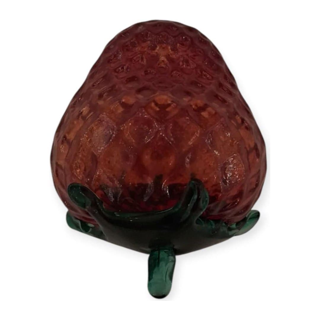 Fragola d'Arte in Vetro Soffiato di Murano, vista 4