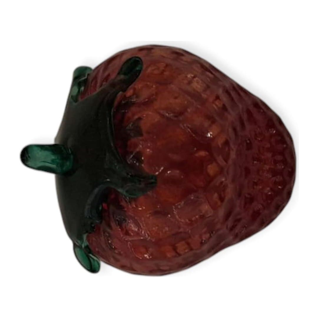Fragola d'Arte in Vetro Soffiato di Murano, vista 5
