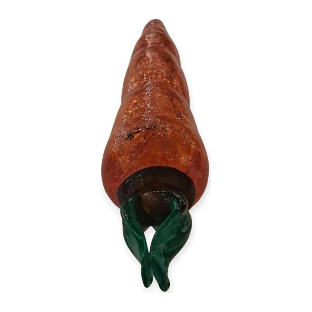 Scultura Carota Vetro Murano 24 cm, vista 2