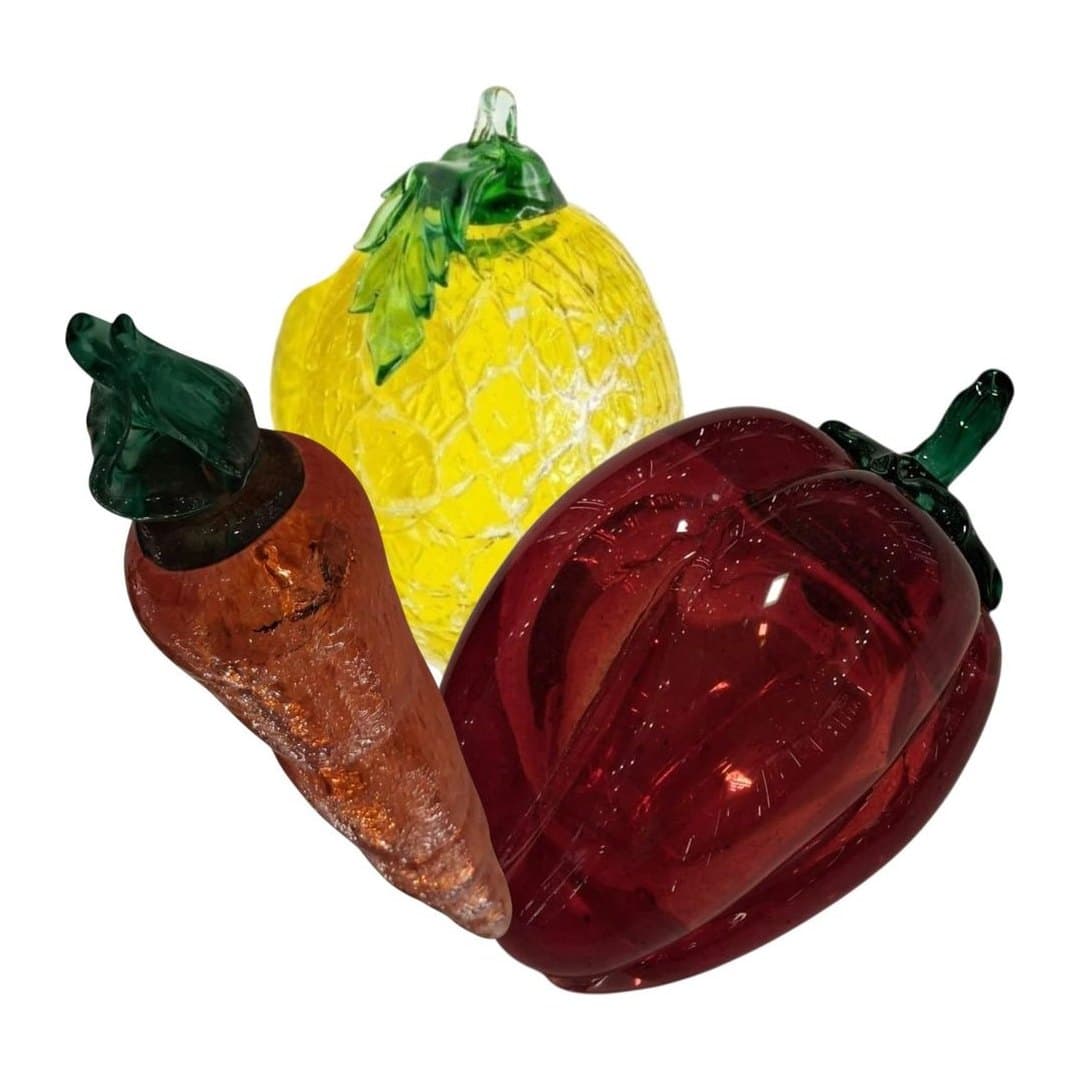 Scultura Carota Vetro Murano 24 cm, vista 6