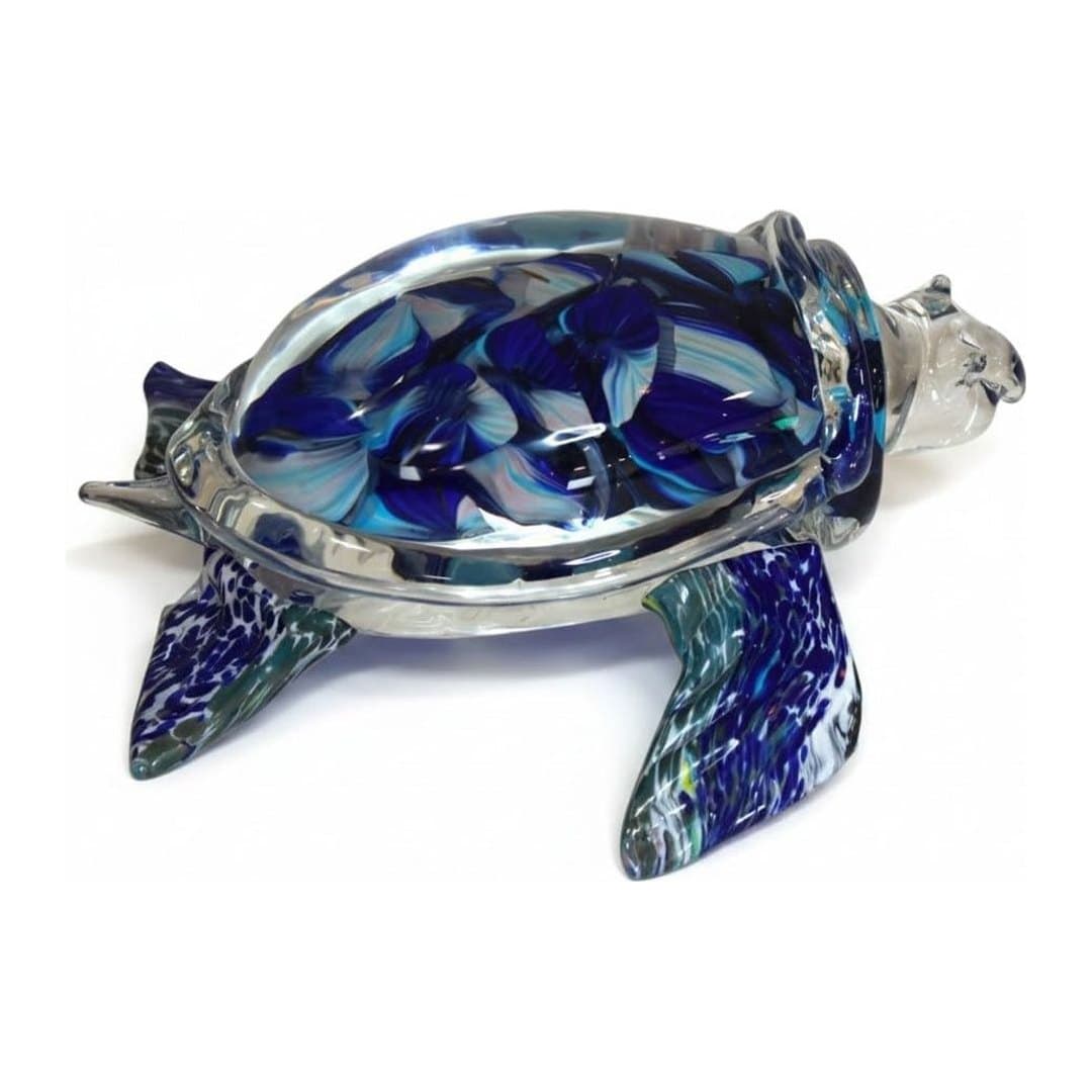 Scultura Tartaruga in Vetro di Murano Originale 30x27x12 cm, vista 4