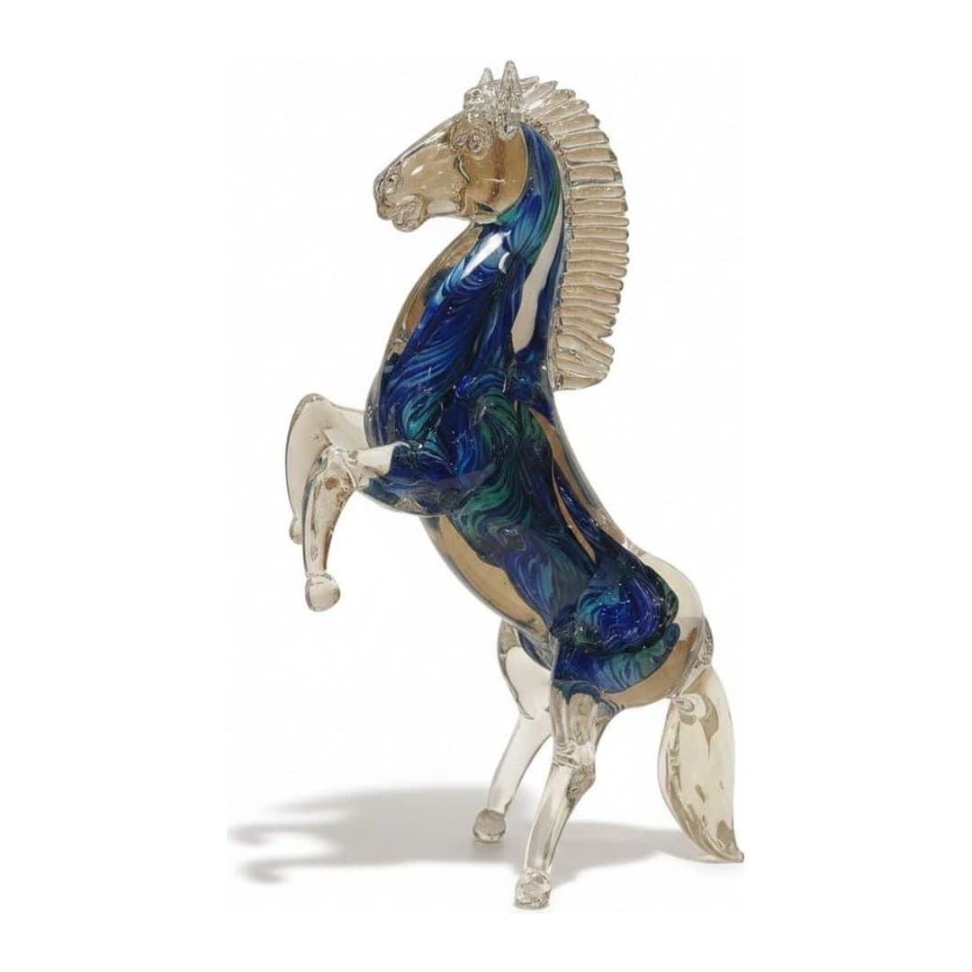 Cavallo Rampante Vetro di Murano 41 cm, vista 2