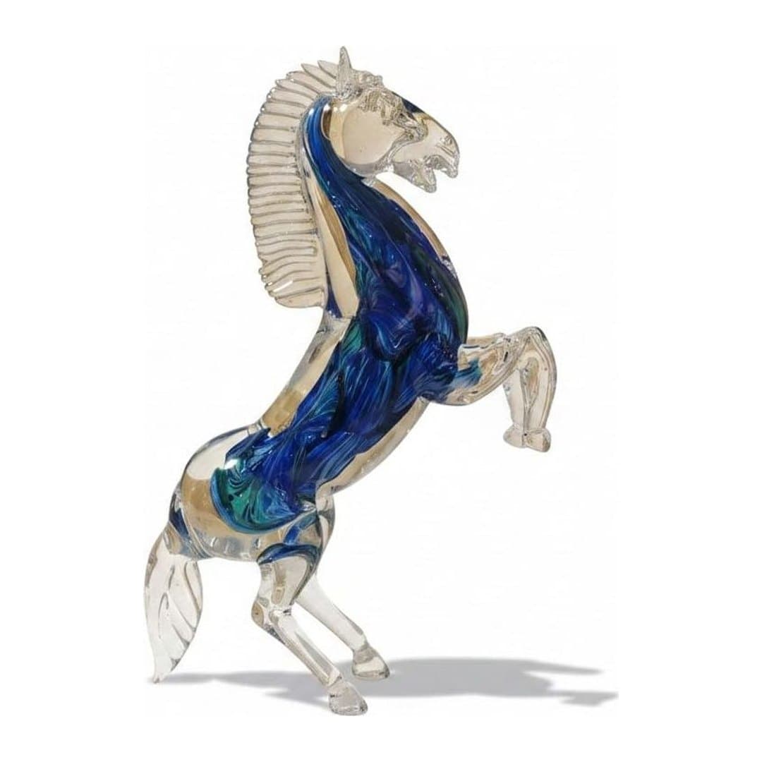Cavallo Rampante Vetro di Murano 41 cm, vista 3