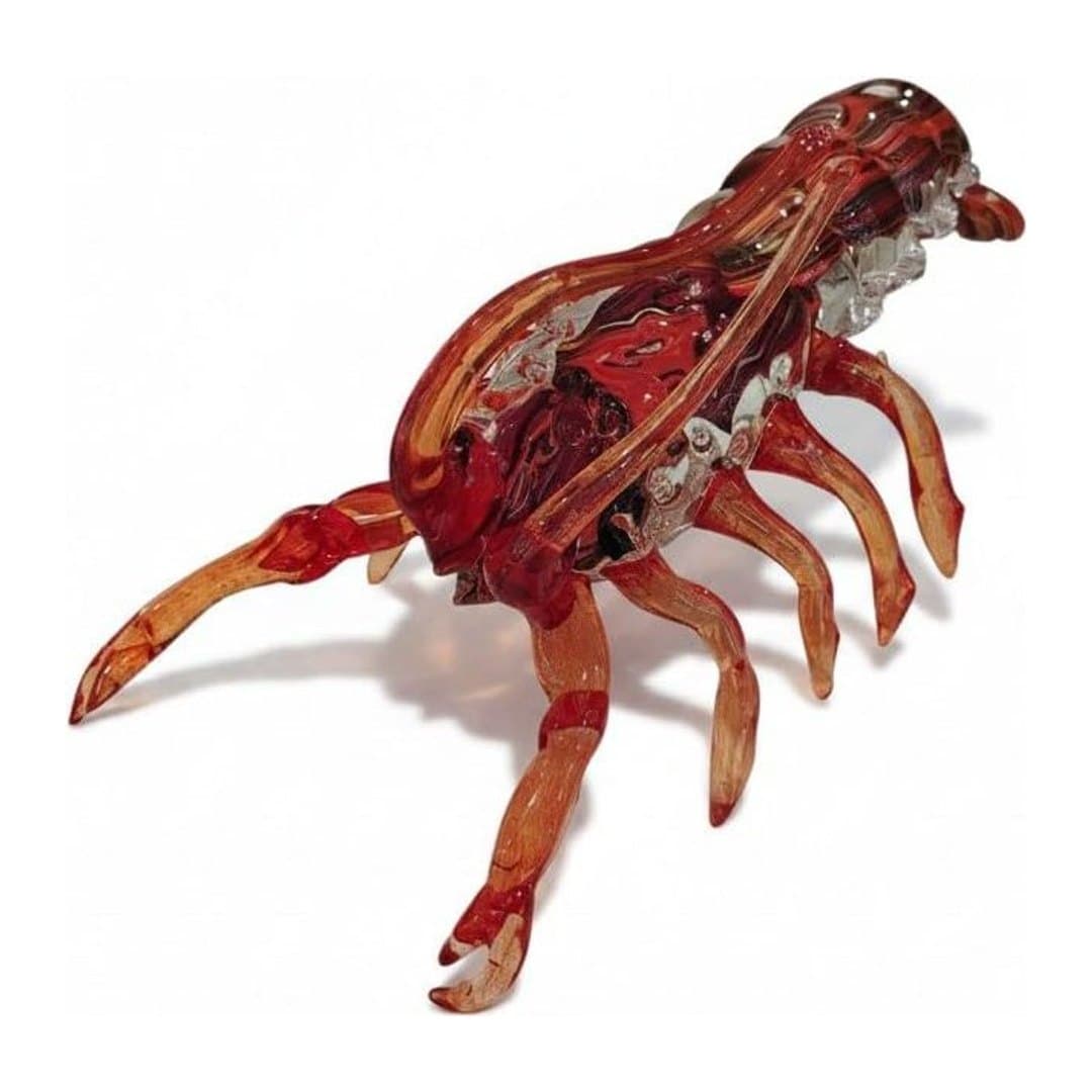 Scultura Aragosta in Vetro di Murano Originale 46x20x16 cm