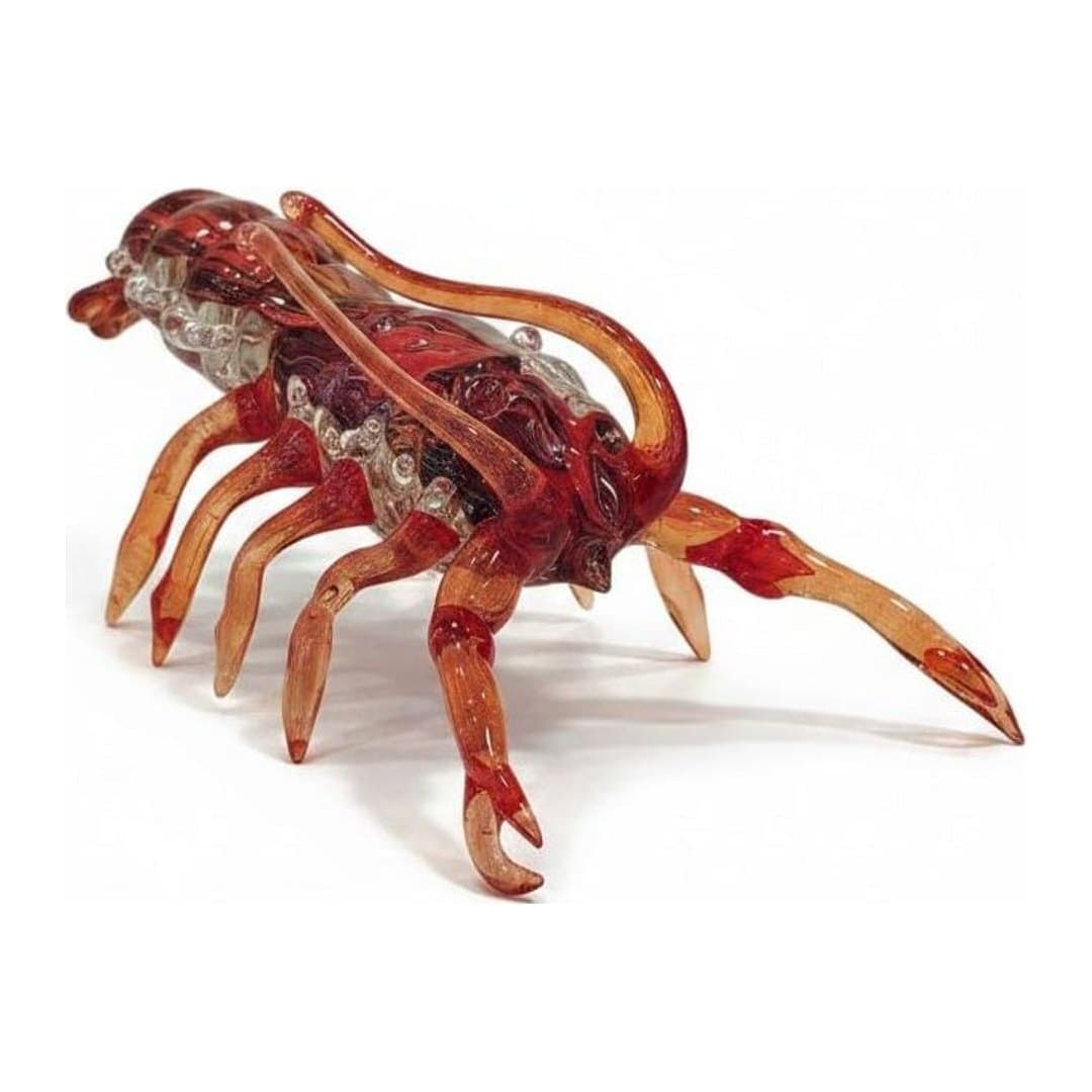 Scultura Aragosta in Vetro di Murano Originale 46x20x16 cm, vista 2