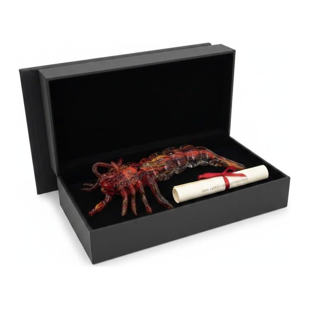 Scultura Aragosta in Vetro di Murano Originale 46x20x16 cm, vista 3