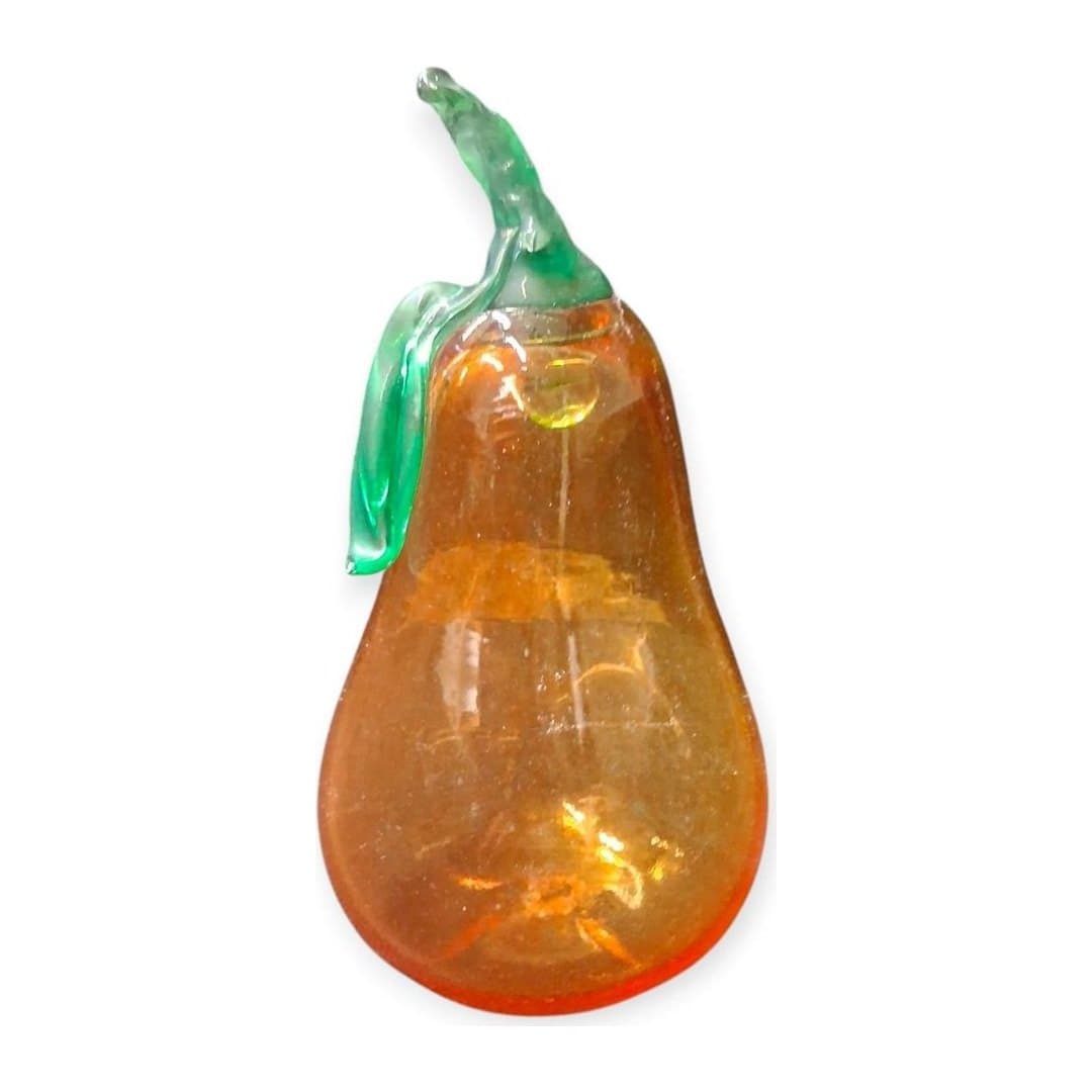 Pera in Vetro Soffiata Murano 18 cm
