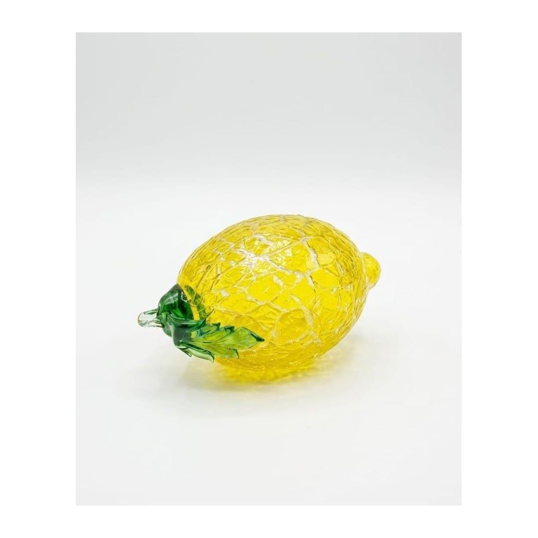 Limone Zest d'Oro in Vetro di Murano 12-13 cm, vista 2