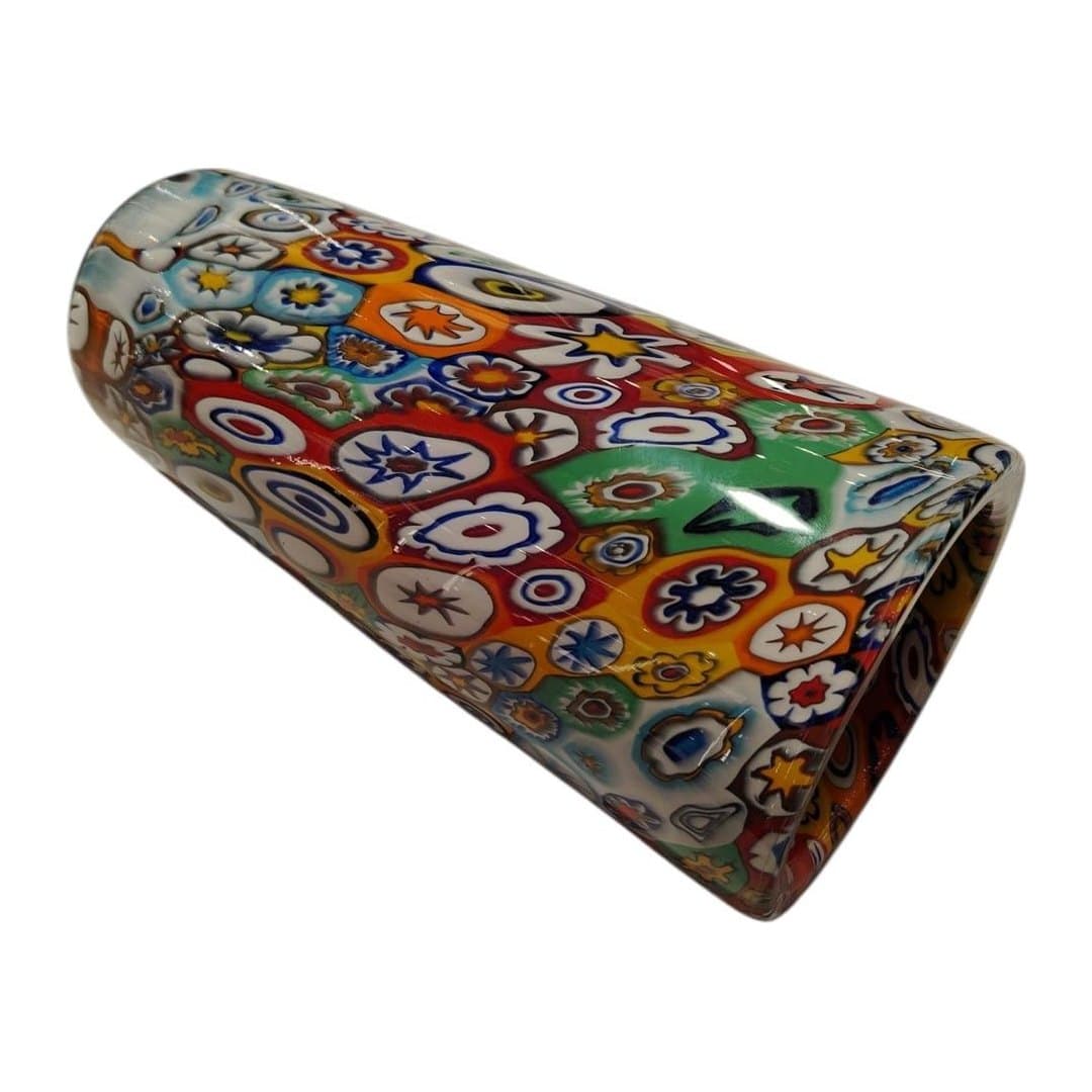 Vaso Aziza Millefiori in Vetro di Murano 32 cm, vista 4