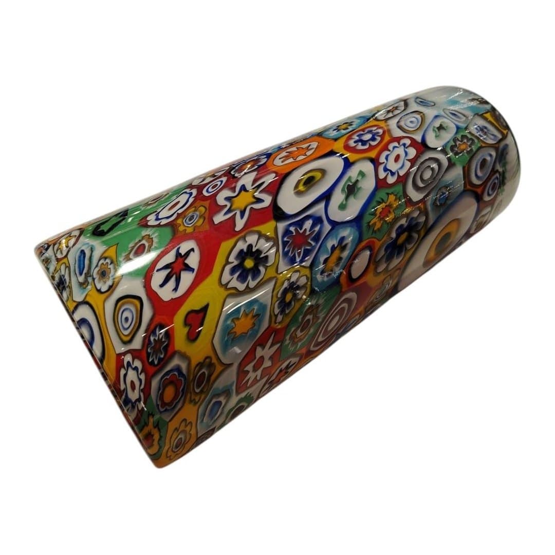 Vaso Aziza Millefiori in Vetro di Murano 32 cm, vista 5