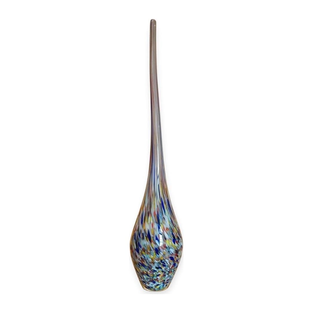 Vaso Alto Inga 67 cm in Vetro di Murano Originale