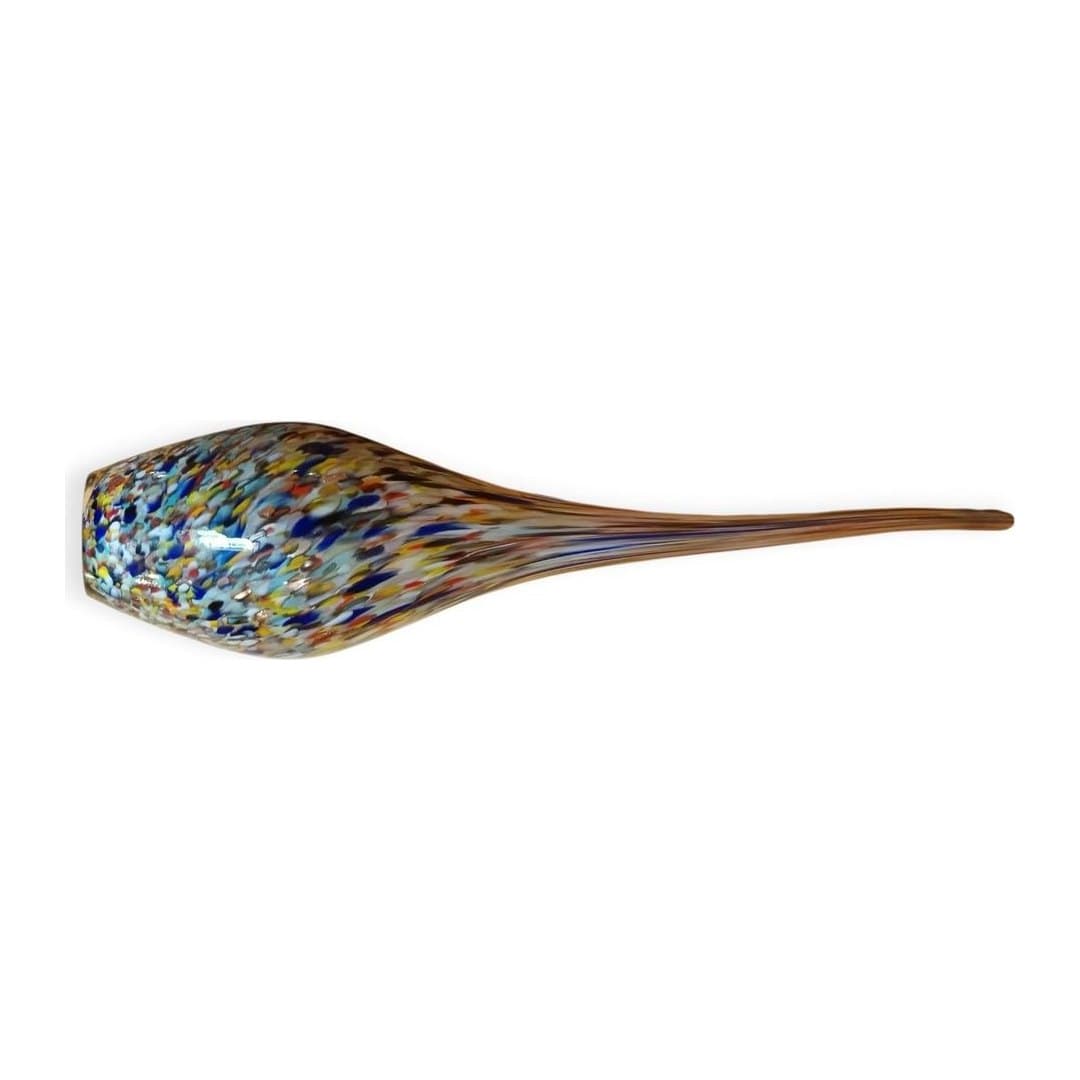 Vaso Alto Inga 67 cm in Vetro di Murano Originale, vista 4
