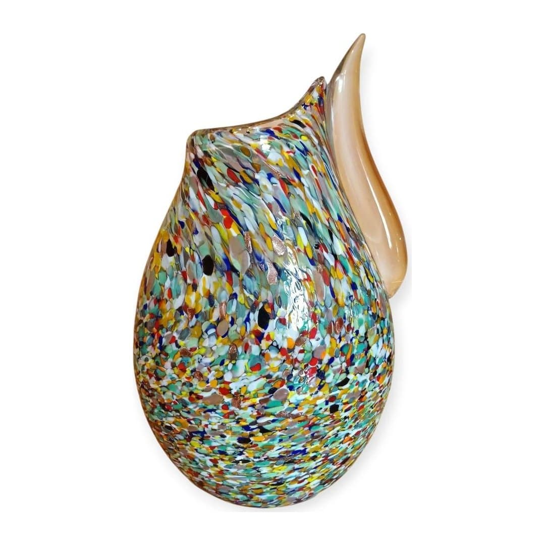 Vaso Vetro di Murano Originale Kate Multicolor 32 cm