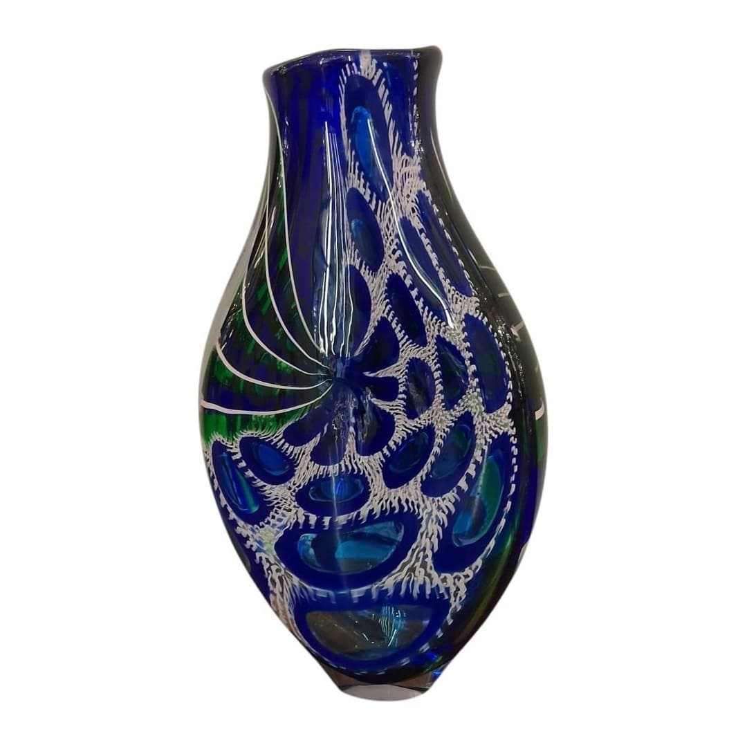 Vaso Artistico Kaleo in Vetro di Murano 58 cm