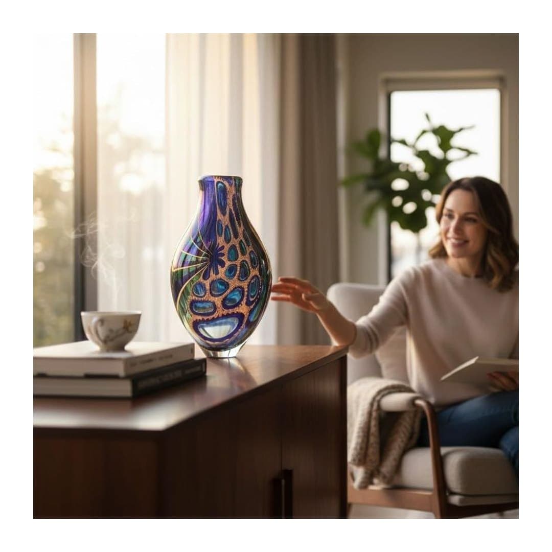 Vaso Artistico Kaleo in Vetro di Murano 58 cm, vista 7