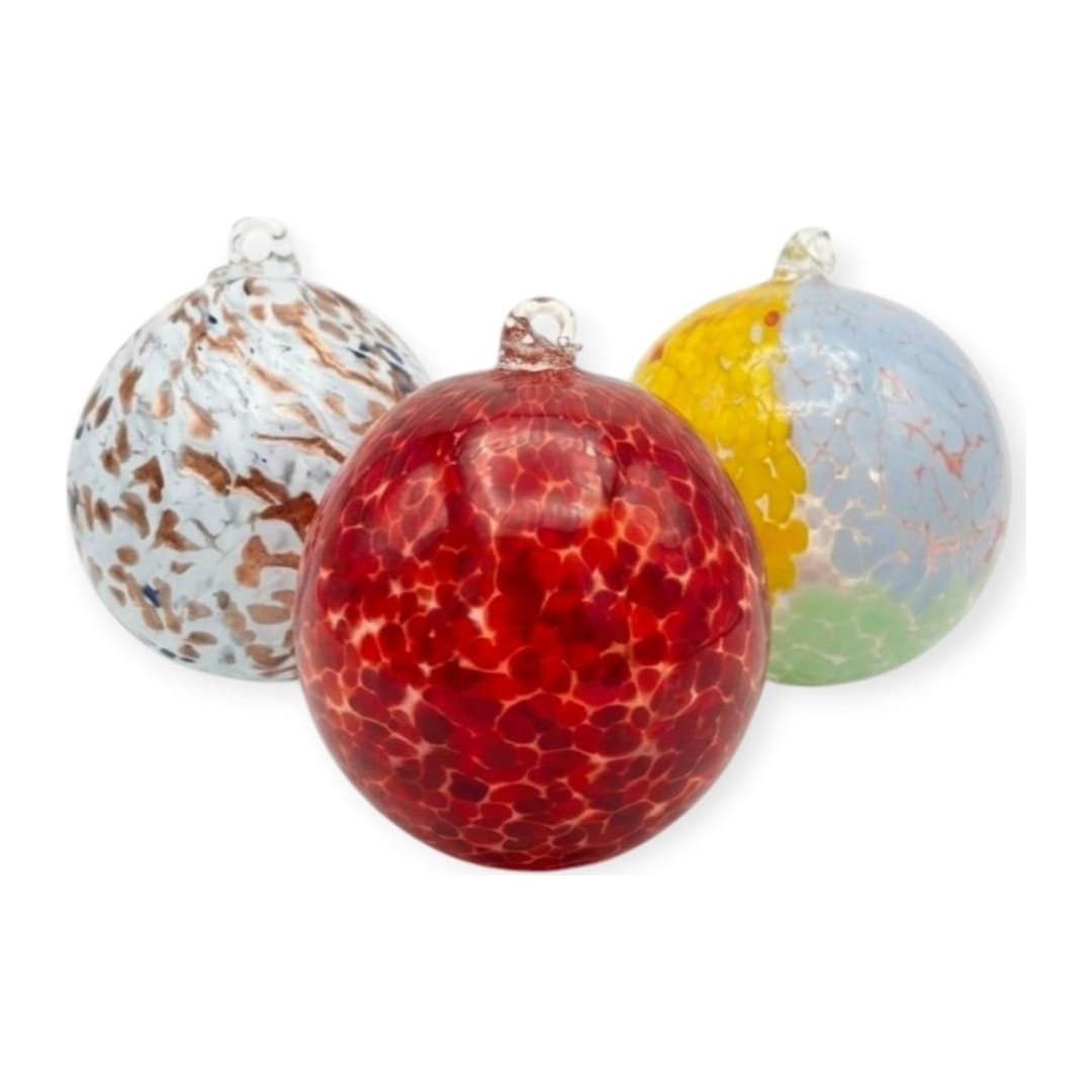 Palla di Natale in Vetro di Murano Soffiato 10 cm