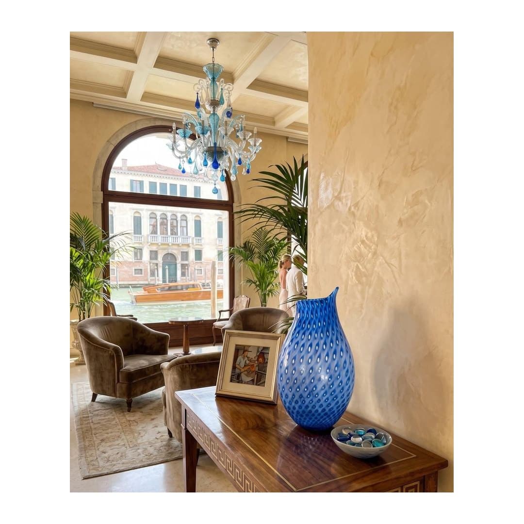 Vaso Danuwa H-36 Vetro di Murano Artigianale, vista 6
