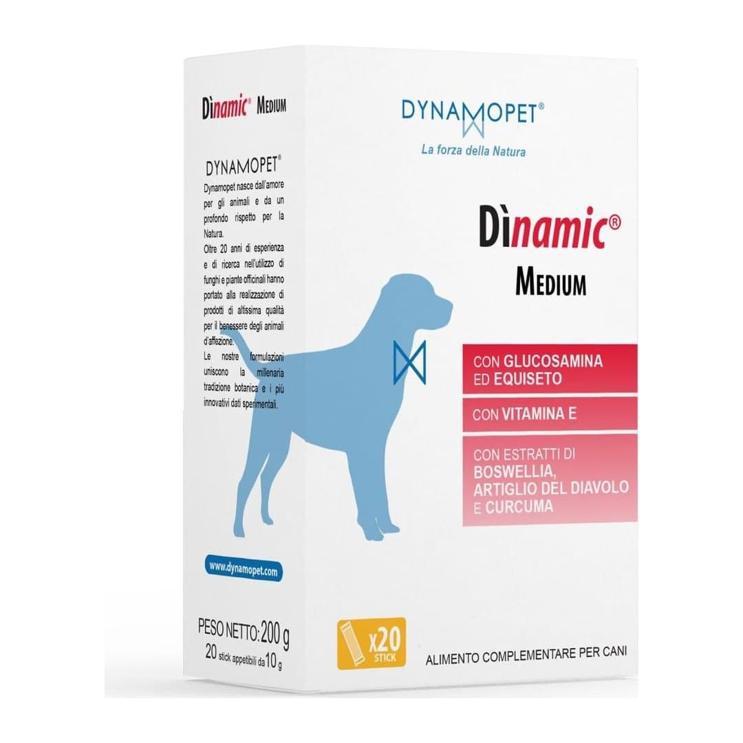 Integratore Articolazioni Cane Dìnamic Medium 20 stick